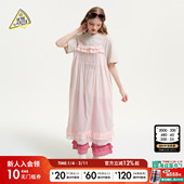 YOU PIZZA连衣裙女2026春季 SEE 新款 蕾丝拼接吊带长裙647321