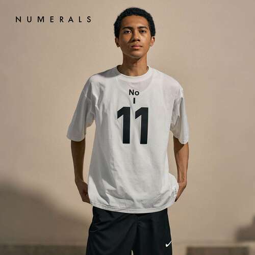 简约印花短袖 宽松舒适运动风