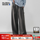 通勤松弛垂感阔腿裤 GLOBAL 636475 女2026春季 新款 WORK 休闲裤