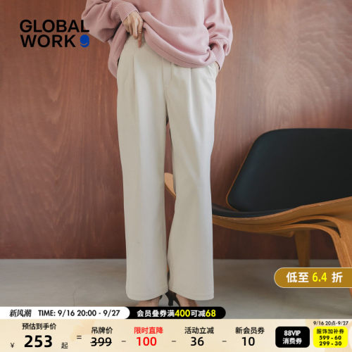 GLOBALWORK2025冬季新款休闲裤