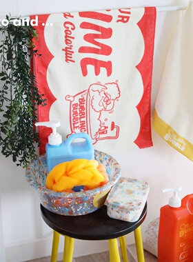 niko and ... BUBBLE联名系列2025新款创意日式浴趣面巾587793