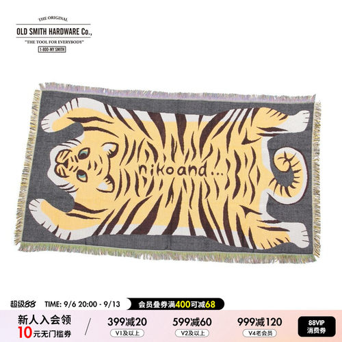 OLD SMITH HARDWARE Co.地毯2025新款创意动物图案盖布327752
