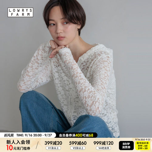 蕾丝连帽拉链外套 松弛日系少女风