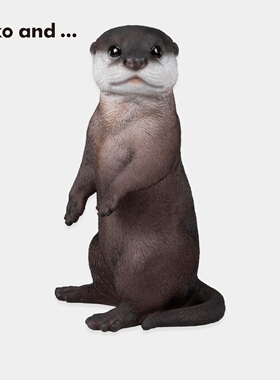 niko and ... 储物盒2025新款创意设计可爱仿真水獭储物罐630052