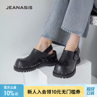 通勤包头厚底铆钉休闲鞋 JEANASIS 新款 休闲鞋 571517 女2025夏季