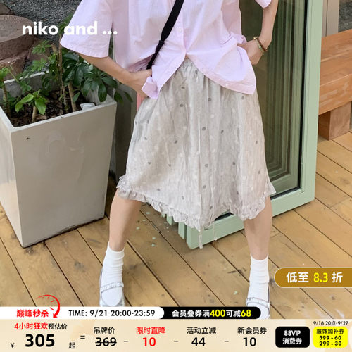 波点中长裙  温柔松弛文艺风