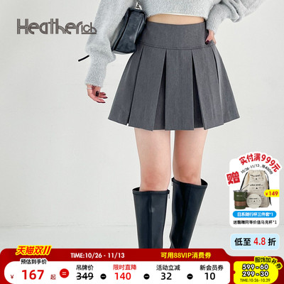Heatherich半身裙女春季新款时尚少女气质流行百褶裙987764