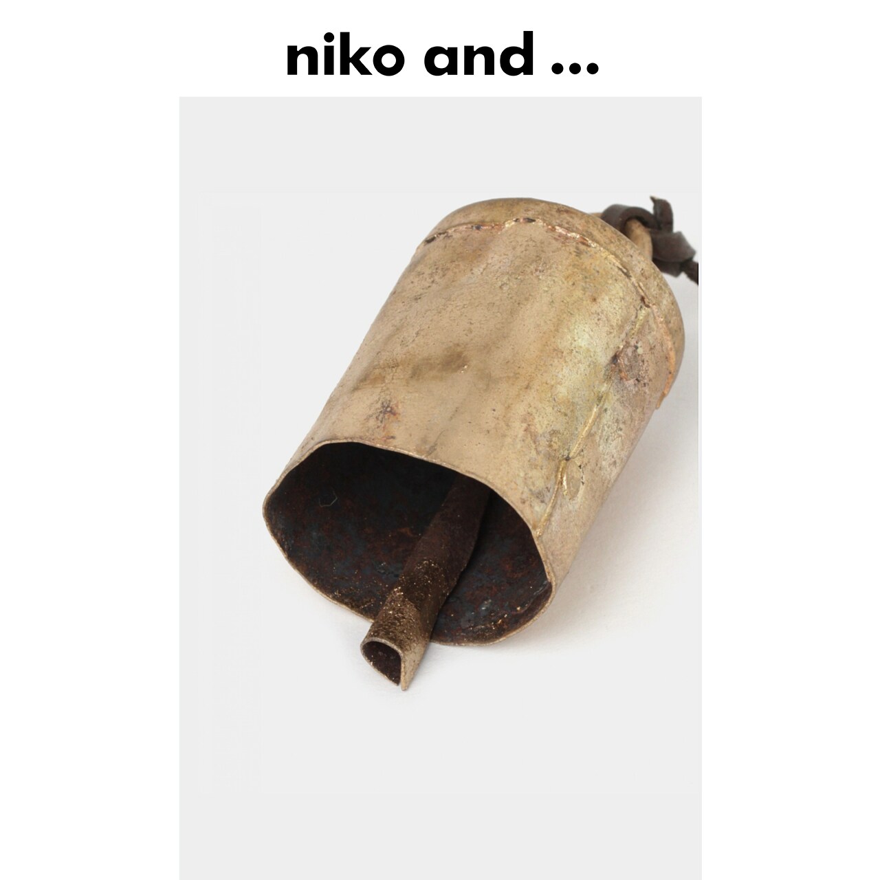 NIKO AND...바람 차임 2024 크리에이티브 레트로 노란색 일본 종 장식 387155