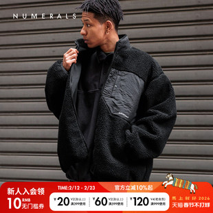NUMERALS夹克男冬季新款时尚宽松运动休闲保暖棉服厚外套147800