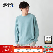 WORK 羊绒衫 男25冬季 GLOBAL 新款 康赛妮山羊绒圆领毛衣633013