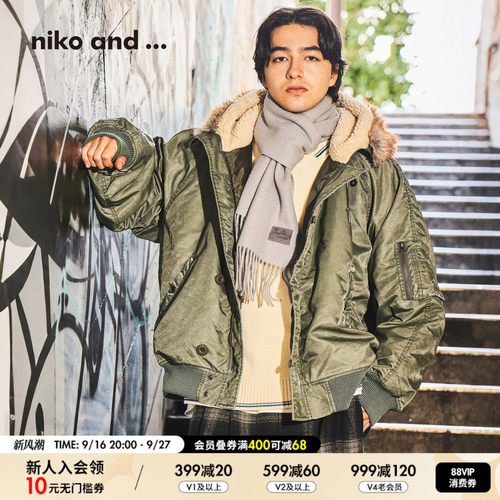 毛领连帽工装风棉服 潮酷有型