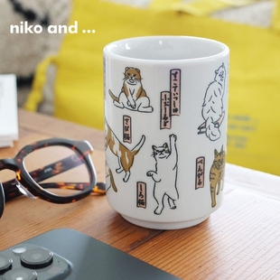 创意卡通猫咪家用无耳水杯158370 ...马克杯2025新款 niko and
