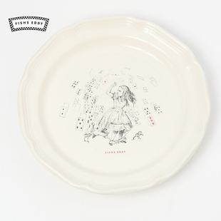 时尚 餐盘新款 创意印花分餐家用餐具992862 EDDY FISHS