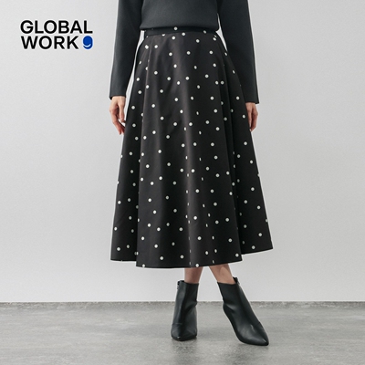 GLOBAL WORK 半身裙女2026春季新款通勤小众优雅复古裙子635425
