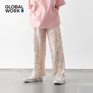 圆点休闲直筒针织裤 GLOBAL 625638 新款 子儿童2026夏季 WORK 裤