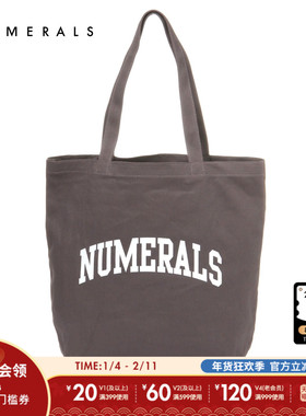 NUMERALS 单肩包休闲帆布简约运动风手提袋123476