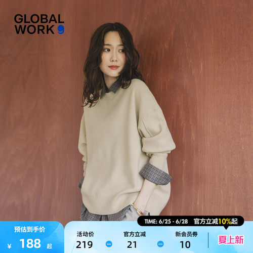 GLOBALWORK2025冬季新款针织衫
