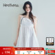 博主同款 Heatherich2025夏季 新款 短款 小个子吊带连衣裙326289