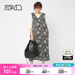 时尚 studio 新款 连衣裙女2025夏季 休闲裙子322490 CLIP