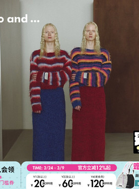 niko and ...半身裙女24冬季新款时尚休闲日系宽松保暖裙子116212