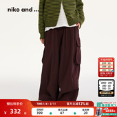 613136 女 and niko 新款 ...休闲裤 2026春季 长裤 十五 休闲工装