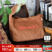 niko 休闲印花通勤托特包582291 2025新款 and ...挎包男女同款