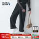WORK 松弛垂感直筒西装 休闲裤 GLOBAL 女2026春季 新款 长裤 599597
