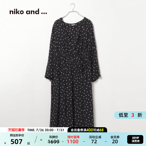 法式波点连衣裙 温柔氛围又少女