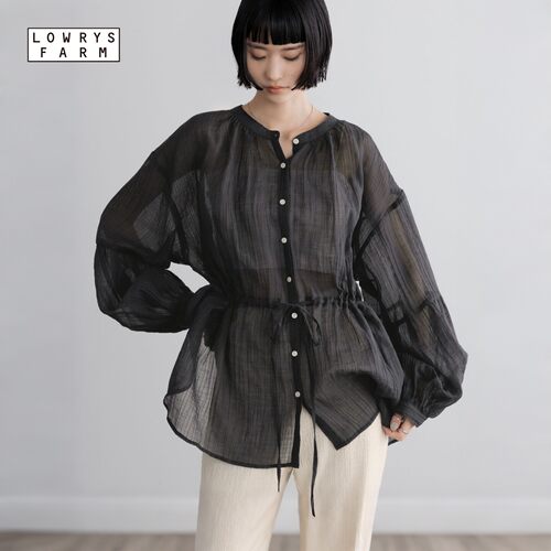 系带收腰衬衫 温柔松弛有型