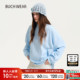 WEAR T恤女2026春季 新款 BUCH 浅色系温柔亨利领长袖 上衣642244