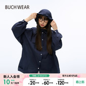 WEAR 宽松休闲长袖 衬衫 新款 连帽外套591972 女2026春季 BUCH