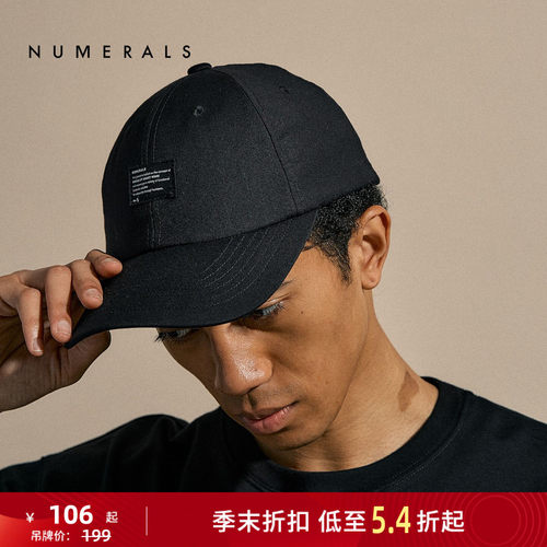 NUMERALS 帽子男2026新款休闲户外运动可调节鸭舌帽658948