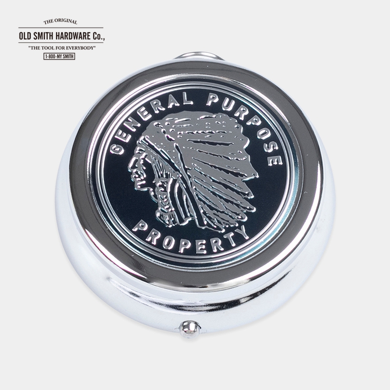 OLD SMITH HARDWARE Co. 收纳盒2025新款便携小型圆形铁盒491754