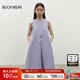 博主同款 拼色无袖 BUCH 2025夏季 时尚 WEAR 新款 连衣裙324004