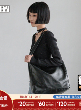 LOWRYS FARM挎包女2026新款经典亮面PU皮质大容量托特包632264