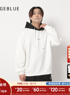 【博主同款】RAGEBLUE蓝色禁区联名2025冬季男女同款卫衣250513