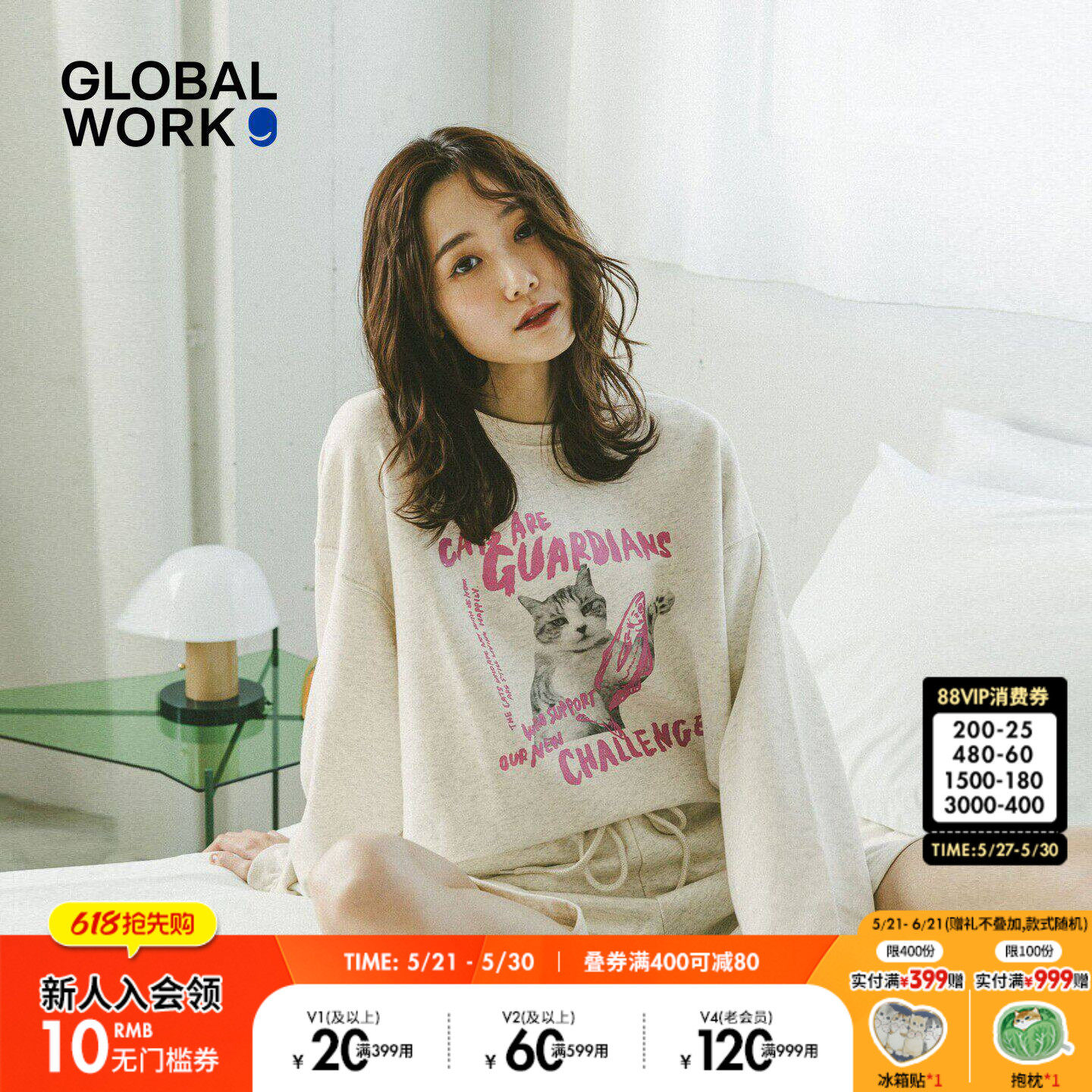 GLOBAL WORK cat's issue系列2026夏季新