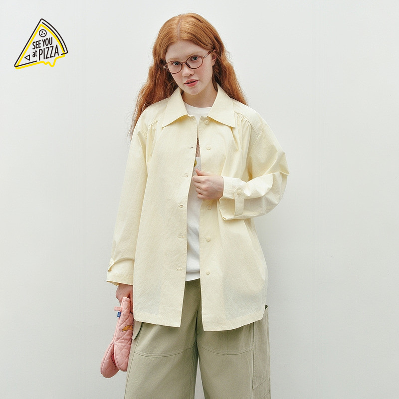 SEE YOU at PIZZA外套女2026春季新款时尚休闲日系外衣326715,女装/女士精品,短外套,淘宝优惠券,粉丝福利购,淘宝优惠卷