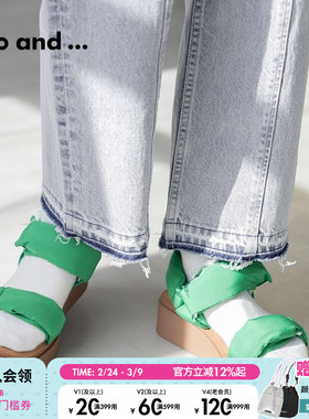 niko and ...凉鞋女夏季新款时尚高跟简约日系通勤凉鞋103721