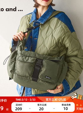 niko and ...挎包男女同款2025新款机能运动健身托特包603595