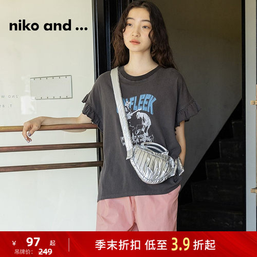nikoand...单肩包日系便携斜挎