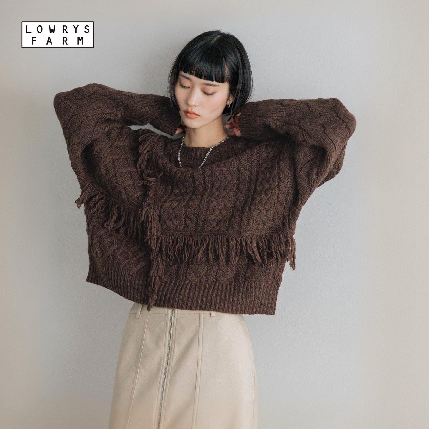 LOWRYSFARM2025秋季新款针织衫