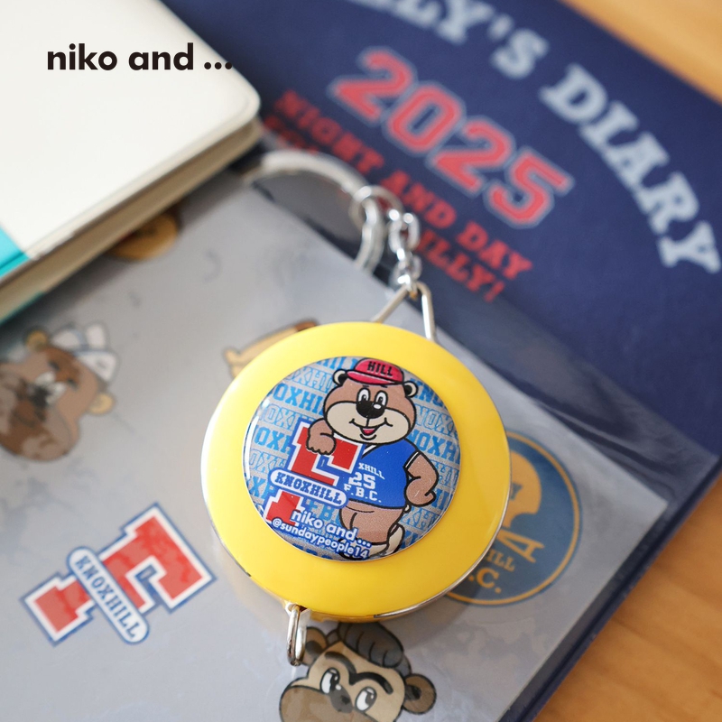 niko and ... 便携钥匙男女2025夏季链测量钥匙扣实用挂件136365