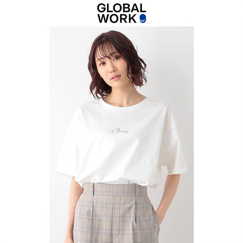 夏季印花通勤宽松短袖