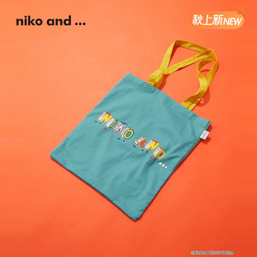 niko and ...P-kies Family合作系列2026新款卡通帆布包823986