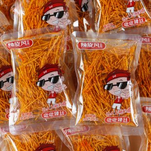 佳园辣旋风500g那么脆呲呲辣丝辣片辣棒辣面筋休闲零食儿时麻辣