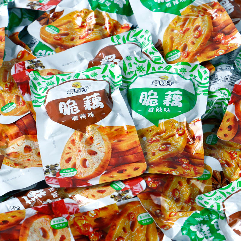 章鸭子莲藕麻辣香辣丁小吃袋装