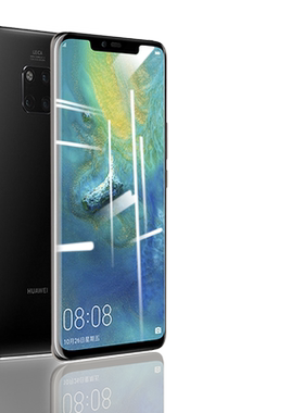适用于华为mate20pro钢化膜华伟m20por全屏膜华mate20pr0手机防摔曲面屏全覆盖魅特20p0r贴模pr0高清ro钻石膜