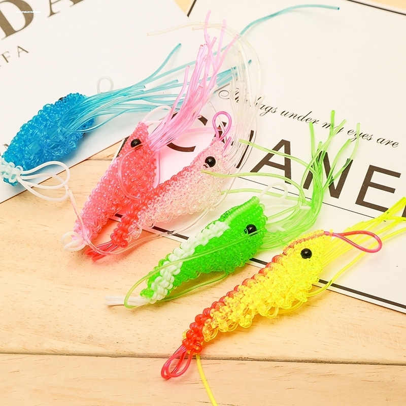 新款经典怀旧实心玻璃丝水晶丝线 手工diy塑料编织绳鱼虾手链中