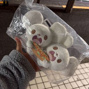 超萌日本宝可梦餐厅吉祥物毛绒玩具系列一对鼠公仔挂件玩偶礼物